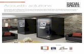 PRIVATE WORKING Acoustic solutions