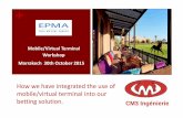 Mobile/Virtual Terminal Workshop Marrakech 30th October 2015