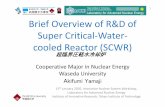 Brief Overview of R&D of Super Critical‐Water‐ cooled ...