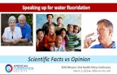 Scientific Facts vs Opinion