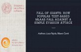 FALL OF GIANTS: HOW POPULAR TEXT-BASED MLAAS FALL …