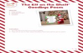 The Elf on the Shelf Goodbye Poem