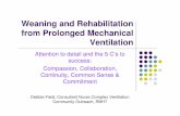 Weaning and Rehabilitation from Prolonged Mechanical ...