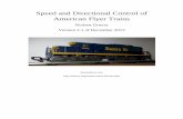 Speed and Directional Control of American Flyer Trains