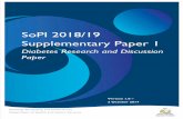 SoPI 2018/19 Supplementary Paper 1 - Department of Health