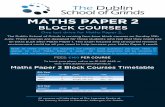 MATHS PAPER 2 - Dublin School of Grinds