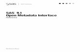 SAS 9.1 Open Metadata Interface
