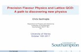 Precision Flavour Physics and Lattice QCD: [0.02in] A path ...