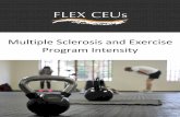 Multiple Sclerosis and Exercise Program Intensity