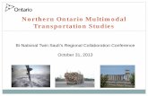 Northern Ontario Multimodal Transportation Studies