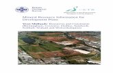 Mineral Resource Information for Development Plans