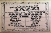 Jazz Stars of the 70’s - UNF Digital Commons