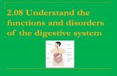Digestive Functions and Disorders