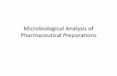 Microbiological Analysis of Pharmaceutical Preparations