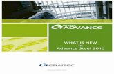 What is new in Advance Steel 2010 - Graitec