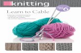 Love of Knitting eBook Learn to Cable Featuring 3 ...