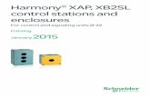 Harmony XAP, XB2SL control stations and enclosures