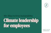 for employees 50+ Ways to Drive Sustainability Climate ...
