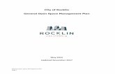 City of Rocklin General Open Space Management Plan