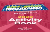 2020 Activity Book - Kids' Night on Broadway