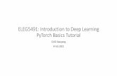 ELEG5491: Introduction to Deep Learning PyTorchBasics Tutorial