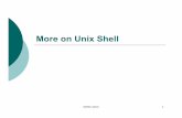 More on Unix Shell