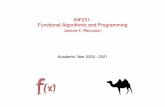 INF231: Functional Algorithmic and Programming