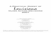 A Practical Digest of Class Action Decisions 2007