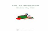 Peer Tutor Training Manual Revised May 2020