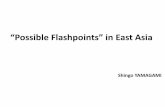 Possible Flashpoints in East Asia