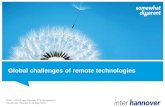 Global challenges of remote technologies