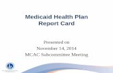 Medicaid Health Plan Report Card - Florida