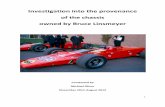 Investigation into the provenance of the chassis owned by ...