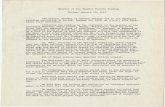 Faculty Senate Minutes, 1951 Meetings