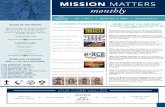MISSION MATTERS monthly