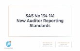 SAS No 134-141 New Auditor Reporting Standards