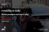 e-mobility in India
