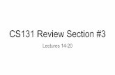 CS131 Review Section #3