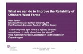 What we can do to Improve the Reliability of Offshore Wind ...