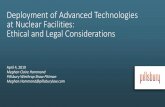 Advanced Technologies: Ethical and Legal Considerations