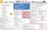 AQA French 150 Word Paper 4 Writing Mat