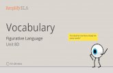 Figurative Language Vocabulary Unit 8D