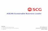 ASEAN Sustainable Business Leader - Credit Suisse