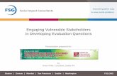 Engaging Vulnerable Stakeholders in Developing Evaluation ...