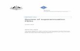 Review of superannuation PDSs - ASIC