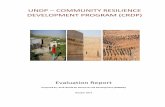 UNDP COMMUNITY RESILIENCE DEVELOPMENT PROGRAM (CRDP)