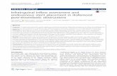 Infrainguinal inflow assessment and endovenous stent ...