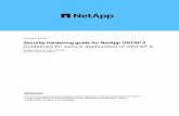 Security hardening guide for NetApp ONTAP 9 | TR-4569