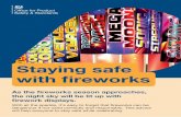 Staying safe with fireworks