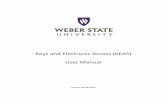 Keys and Electronic Access (KEAS) User Manual